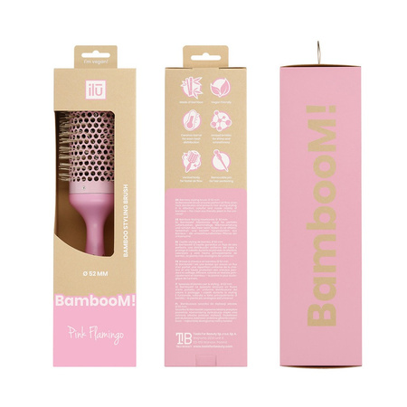 ILU BAMBOOM Szczotka do włosów okrągła 52 mm 