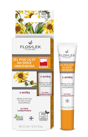 Floslek Żel pod oczy na sińce, obrzmienia z arniką 15 ml