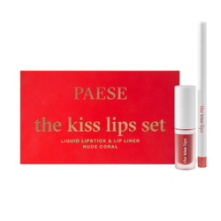 PAESE, THE KISS LIPS ZESTAW 02 - NUDE CORAL