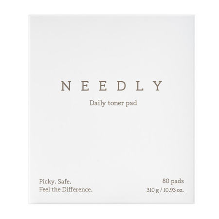 Needly Daily Toner Pad, codzienne płatki tonizujące, 80 szt.