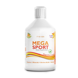 Swedish Nutra Mega Sport Multiwitamina dla sportowców, 500 ml