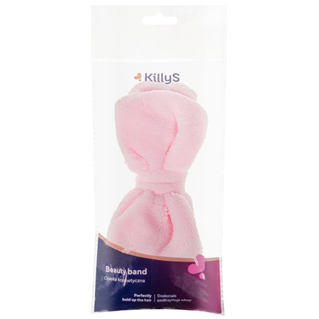 KillyS Opaska kosmetyczna różowa