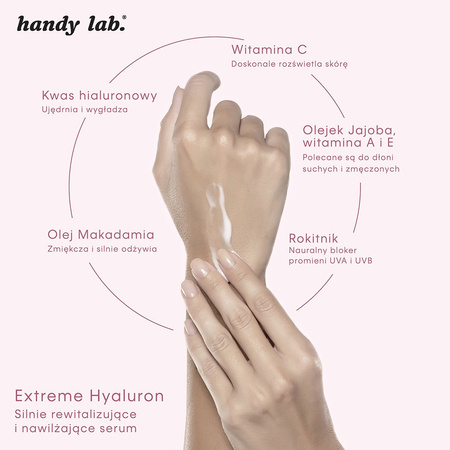 handy lab. Extreme Hyaluron maska na dłonie w rękawiczkach, 1 para