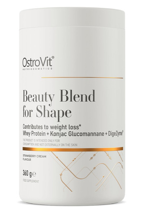 OstroVit Beauty Blend for Shape 360 g kremowej truskawki