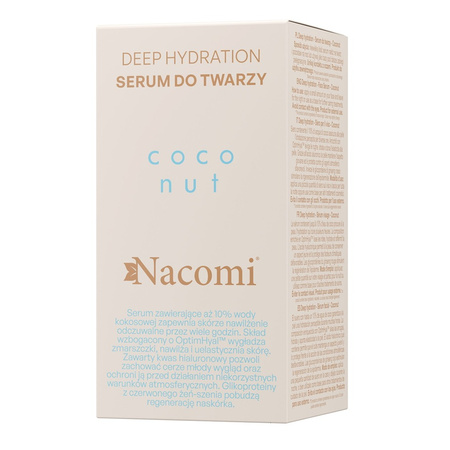 Nacomi Deep hydration Serum do twarzy Coconut 30 ml