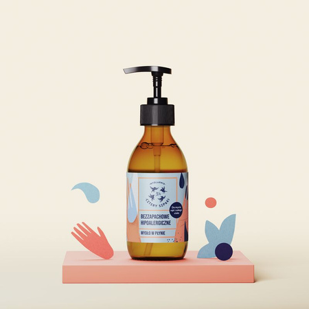 4 Szpaki Mydło w płynie Bezzapachowe hipoalergiczne, 300 ml