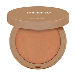 PUPA Milano Wonder Me Shiny Bronzer Rozświetlający wypiekany bronzer 002 Medium Warm, 6 g