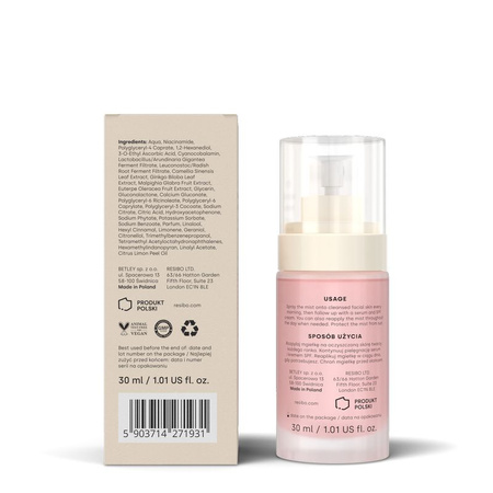 Resibo All I Mist antyoksydacyjna mgiełka rozświetlająca, 30 ml