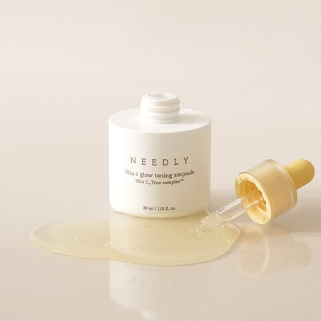Needly Vita C Glow Toning Ampoule, rozświetlające serum tonizujące z witaminą C, 30 ml