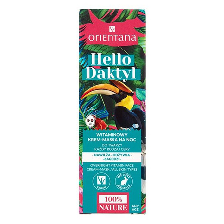 Orientana Hello Daktyl Witaminowy krem-maska na noc 40 ml