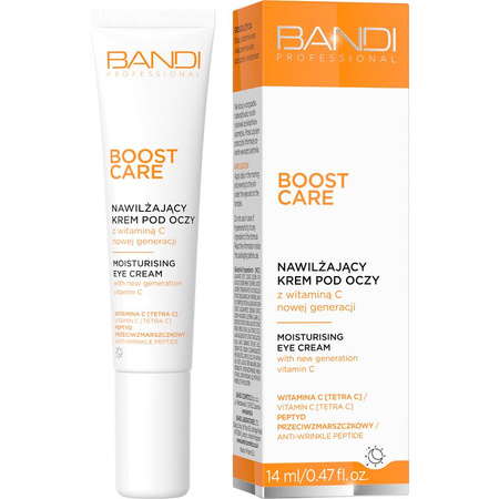 Bandi BOOST CARE Nawilżający krem pod oczy z witaminą C nowej generacji, 14ml