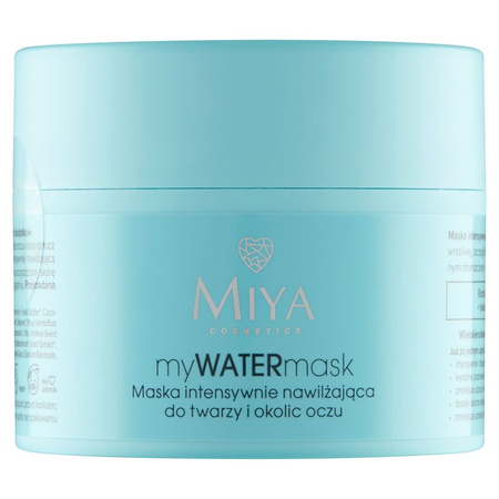 Miya myWATERmask – Maska intensywnie nawilżająca, 50 ml