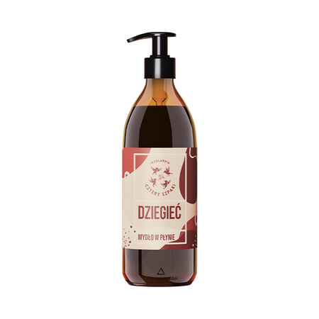 4 Szpaki Mydło w płynie z dziegciem brzozowym, 500 ml