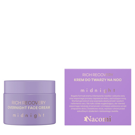 Nacomi Rich recovery Krem do twarzy Midnight 40 ml