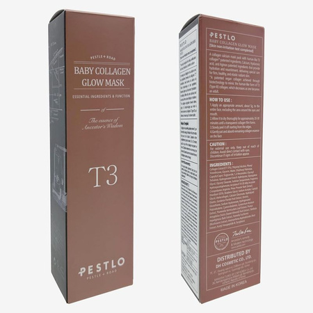 Pestlo Baby Collagen Glow Mask - Maska kolagenowa na twarz, 70ml