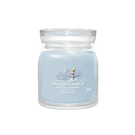 Yankee Candle Signature – Świeca średnia North Pole Hideaway, 368 g