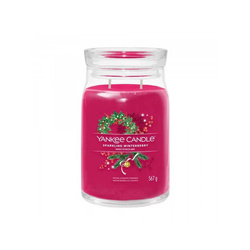 Yankee Candle SPARKLING WINTERBERRY - Świeca duża 567 g