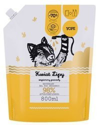 YOPE Żel pod prysznic Kwiat lipy Refill 800ml