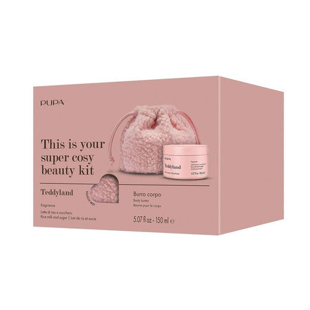 PUPA Milano TEDDYLAND Masło do ciała 001 Rice Milk and Sugar, 150 ml