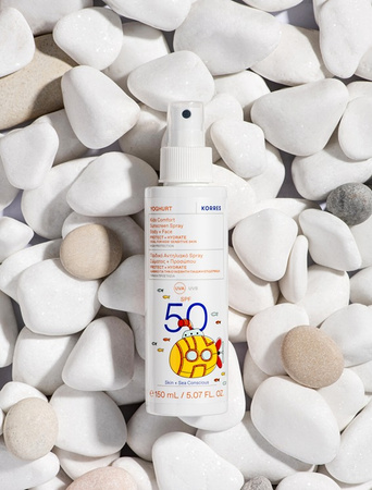 Korres Yoghurt Kids Emulsja ochronna do ciała i twarzy w sprayu SPF50 150 ml