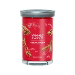 Yankee Candle Signature – Świeca Tumbler 2 knoty Sparkling Cinnamon