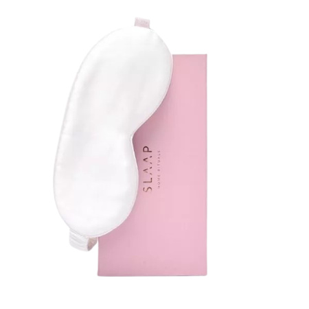 SLAAP Jedwabna opaska na oczy do spania ecru