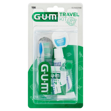 GUM TRAVEL Zestaw podróżny do higieny jamy ustnej