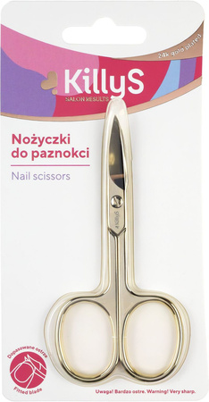KillyS Nożyczki do paznokci 24-karatowe złoto