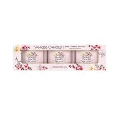 Yankee Candle Pink cherry & Vanilla - Świece mini 3 pack