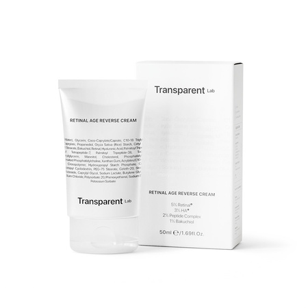 Transparent Lab Retinal Age Reverse Cream- przeciwstarzeniowy krem z retinalem (0,03%) 50 ml