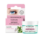 Floslek Odżywczy krem pod oczy świetlik masło Shea 15 ml
