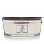 WoodWick Świeca Elipsa White teak