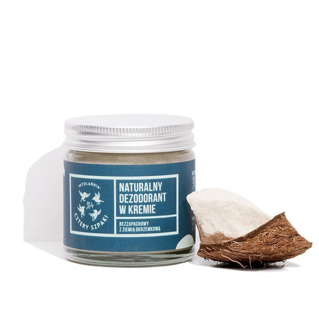 4 Szpaki Dezodorant w kremie bezzapachowy, 60 ml