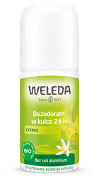 WELEDA Cytrusowy dezodorant w kulce 24 h, 50 ml