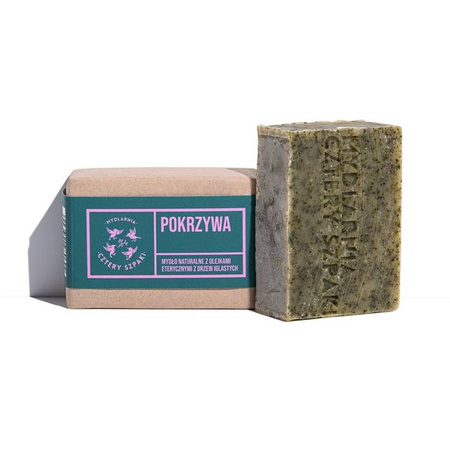 4 Szpaki Naturalne mydło w kostce Pokrzywa