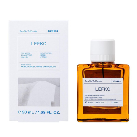 Korres Lefko woda toaletowa unisex, 50 ml