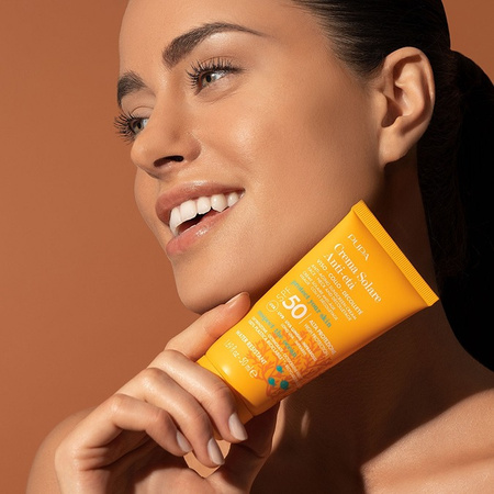 PUPA Milano Krem przeciwsłoneczny do twarzy SPF 50 z kuracją anti-aging