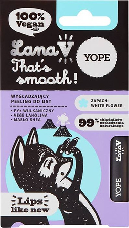 YOPE Lana V Wygładzający peeling do ust 2,5 g