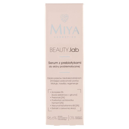 Miya BEAUTY.lab – Serum z prebiotykami do skóry problematycznej, 30 ml