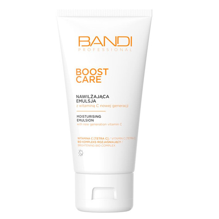 Bandi BOOST CARE Nawilżająca emulsja z witaminą C nowej generacji, 50ml