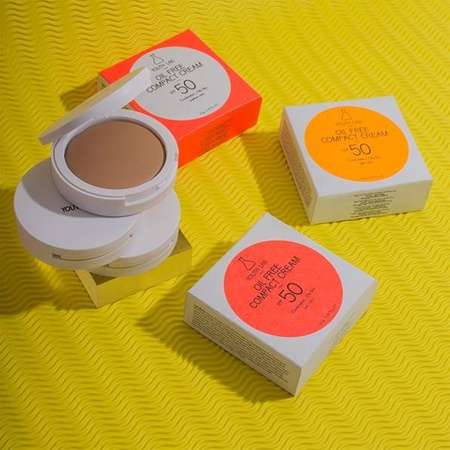 Youth Lab Compact Cream SPF 50, kremowy podkład w kompakcie w odcieniu Dark
