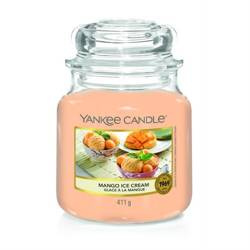 Yankee Candle - Słoik średni Mango Ice Cream