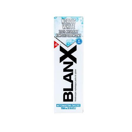 BlanX Nordic White Wybielająca Pasta do Zębów 75ml | Puderikrem