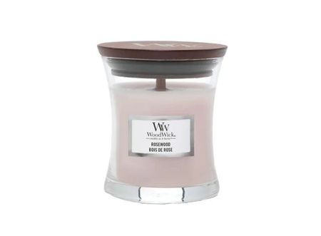 Woodwick - ROSEWOOD - świeca mała 85 g