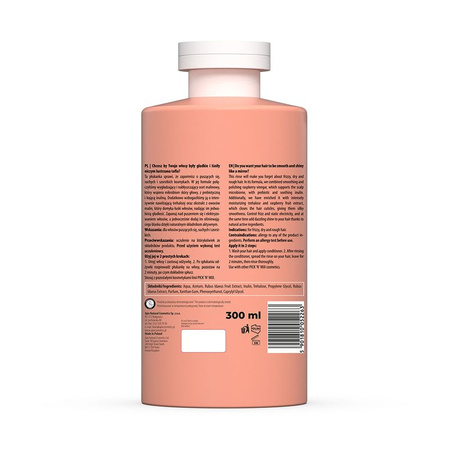 Apis  PICK'N'MIX Wygładzająca malinowa płukanka octowa do włosów, 300 ml