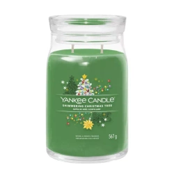 Yankee Candle Signature – Świeca duża Shimmering Christmas Tree, 567 g