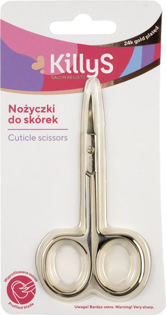 KillyS Nożyczki do skórek 24-karatowe złoto