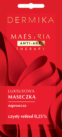 Dermika Maestria Luksusowa maseczka naprawcza , czysty retinol 0,25%  7g