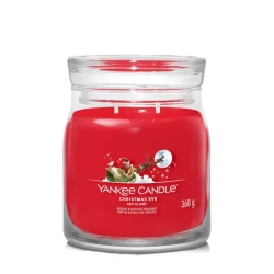 Yankee Candle Signature – Świeca średnia Christmas Eve, 368 g