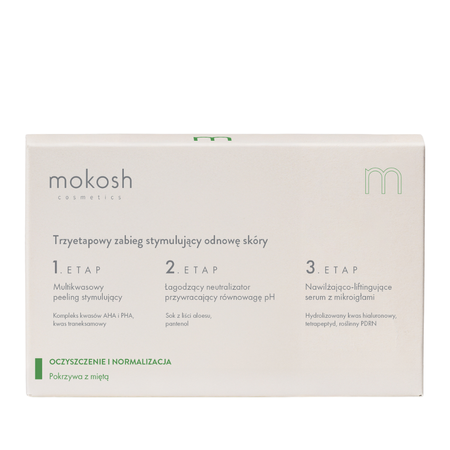 Mokosh Trzyetapowy zabieg kwasowy, 3 x 7 ml